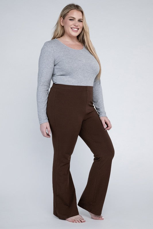 Plus Everyday Flare Bottoms - Tigbul's Variety Fashion Shop