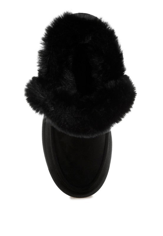 Linka Pin Buckle Detail Snow Boots - Tigbul's Variety Fashion Shop