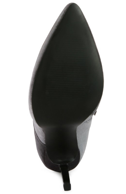 BORNSTA Velvet High Heeled Velvet Boots - Tigbul's Variety Fashion Shop
