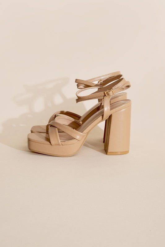 VALOR-1 Cross Ankle Strap Heels - Tigbul's Variety Fashion Shop