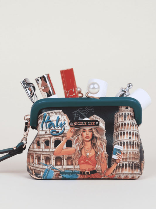 Nicole Lee USA Chelsea Pearl Kiss-Lock Coin Purse - Tigbul's Variety Fashion Shop