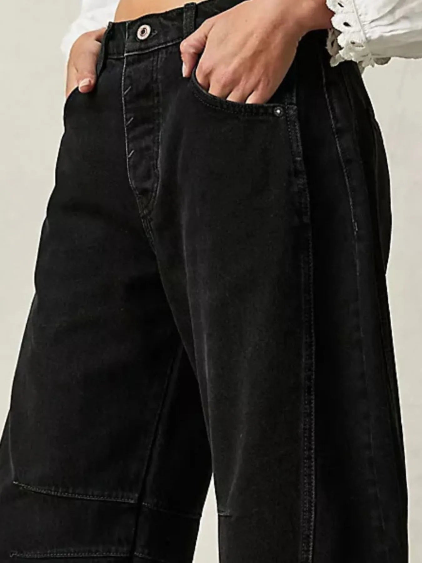 Wide Leg Relaxed Fit Jeans - Tigbul's Variety Fashion Shop