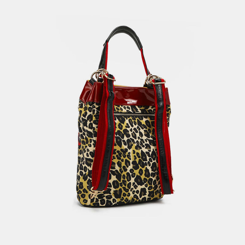 Nicole Lee USA Nylon Multifunctional Bucket Backpack - Tigbul's Variety Fashion Shop