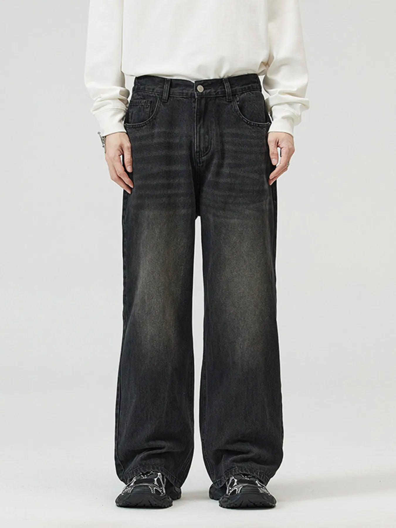 Men's Full Size Wide-Leg Jeans Plus Size - Tigbul's Variety Fashion Shop