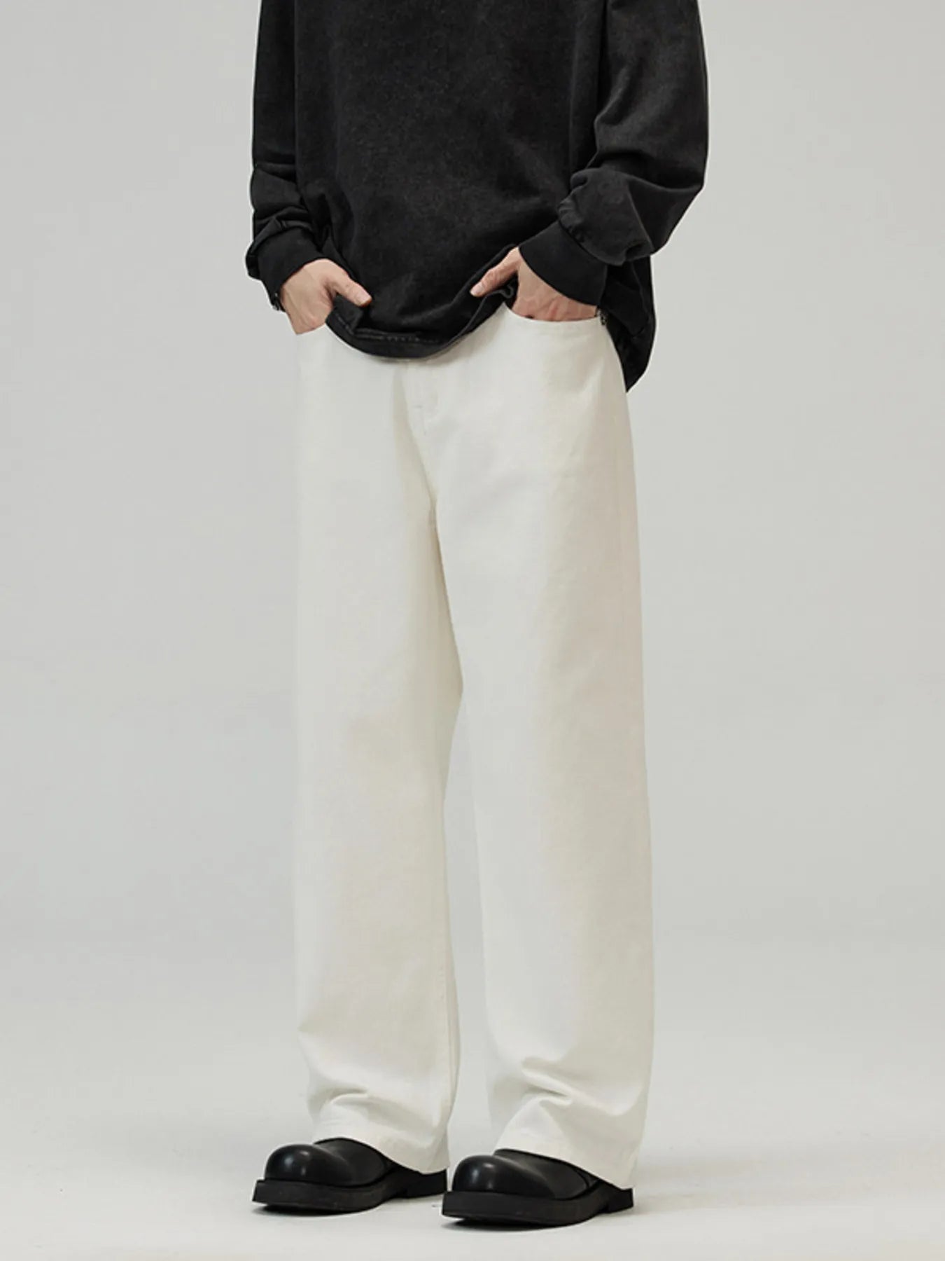 Men's Full Size Wide-Leg Pants Plus Size - Tigbul's Variety Fashion Shop