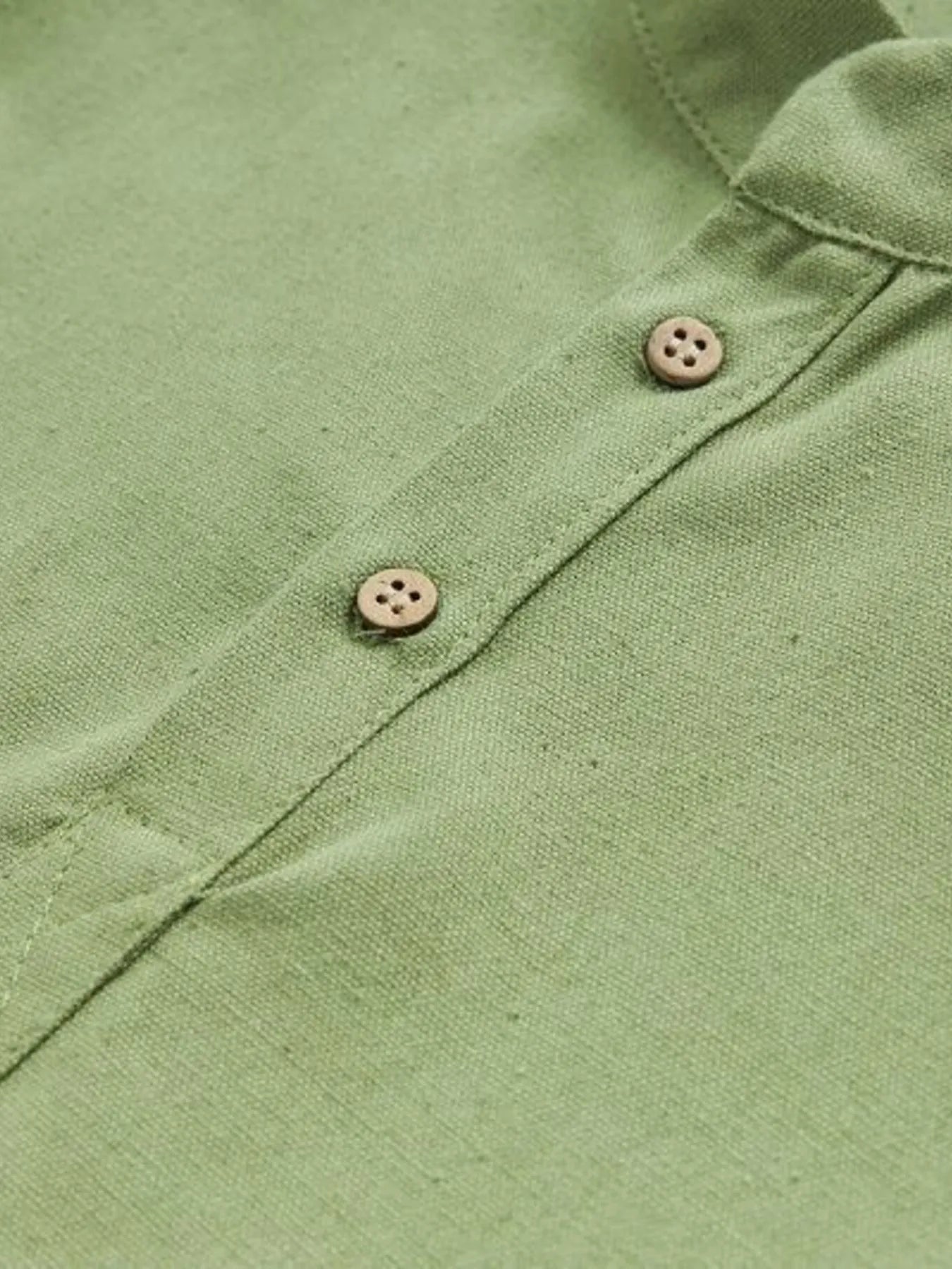 Men's Plus Size Button Detail Long Sleeve Blouse - Tigbul's Variety Fashion Shop