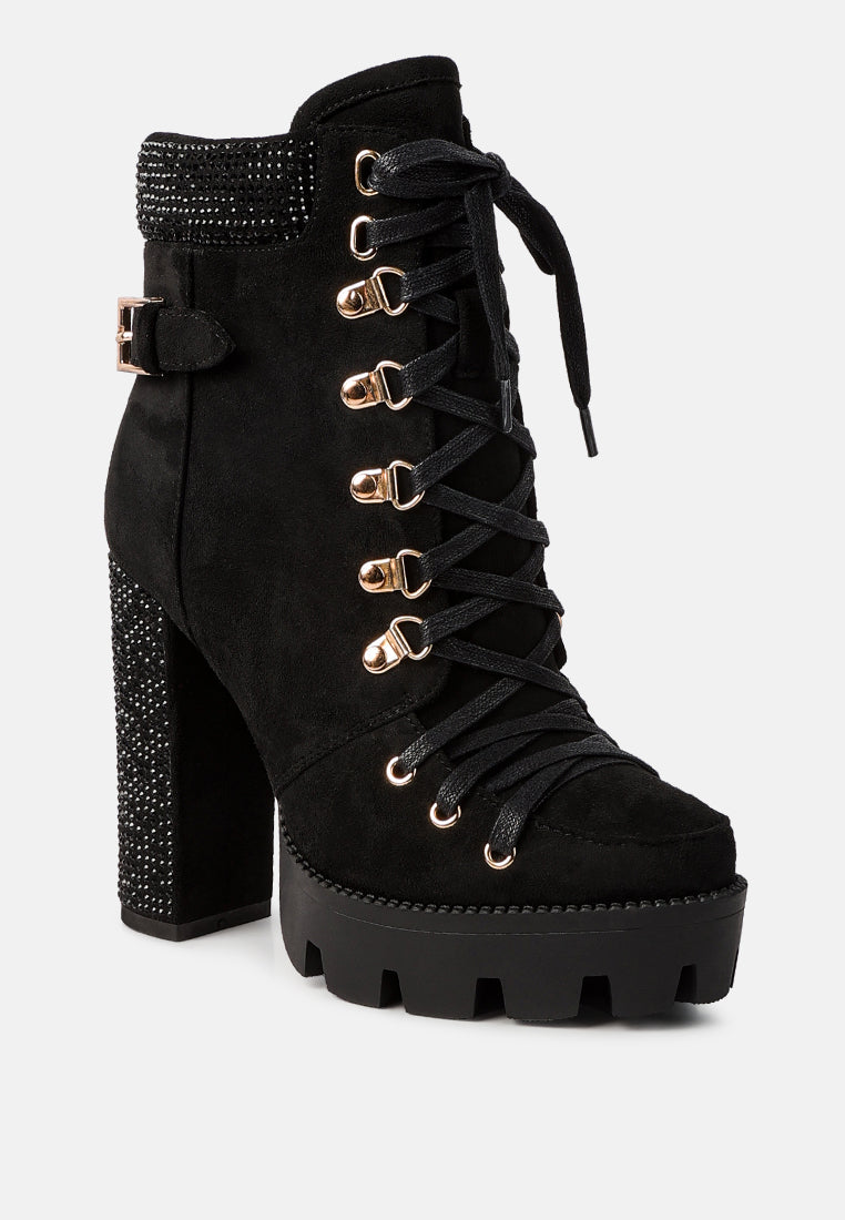Birch Block Heeled Ankle Boots - Tigbul's Variety Fashion Shop
