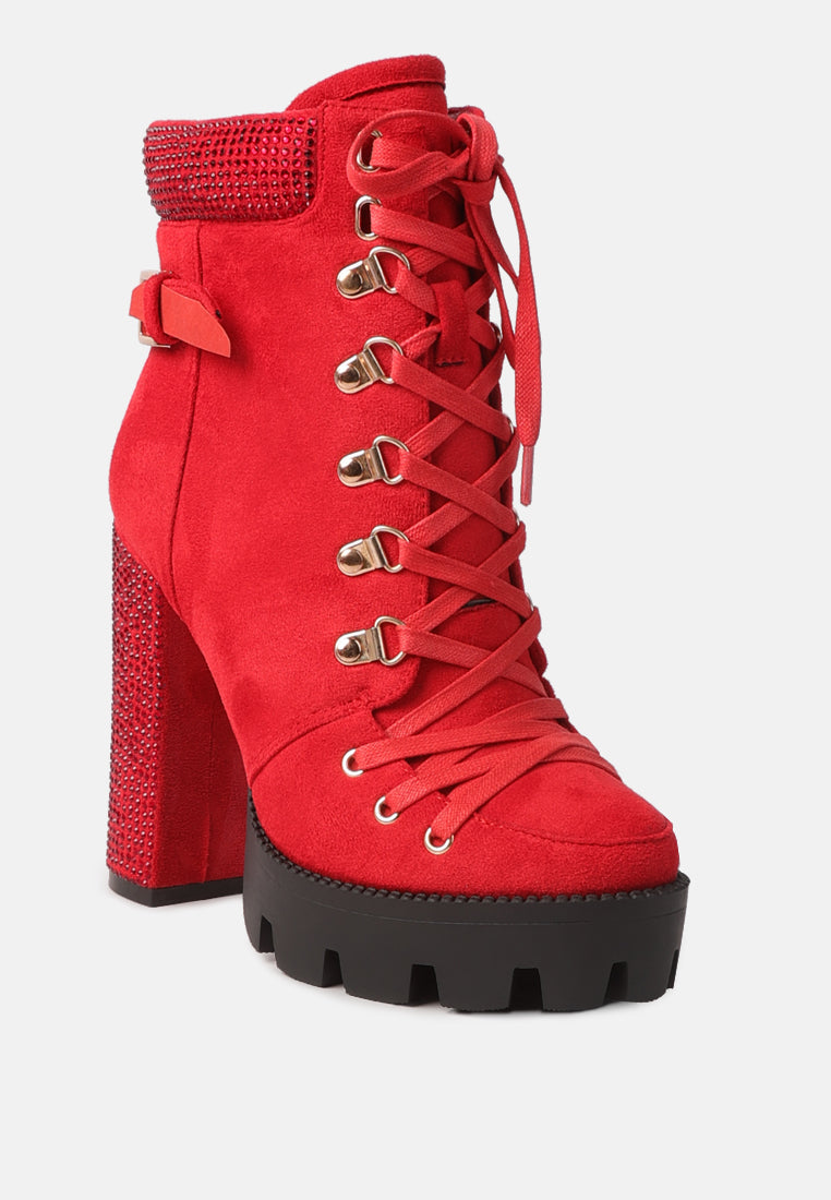 Birch Block Heeled Ankle Boots - Tigbul's Variety Fashion Shop