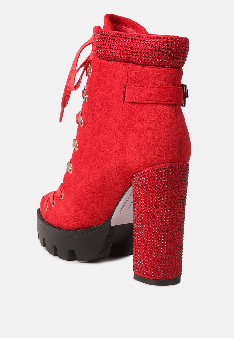 Birch Block Heeled Ankle Boots - Tigbul's Variety Fashion Shop