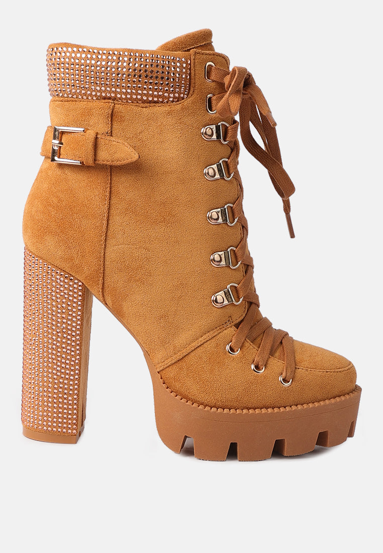 Birch Block Heeled Ankle Boots - Tigbul's Variety Fashion Shop