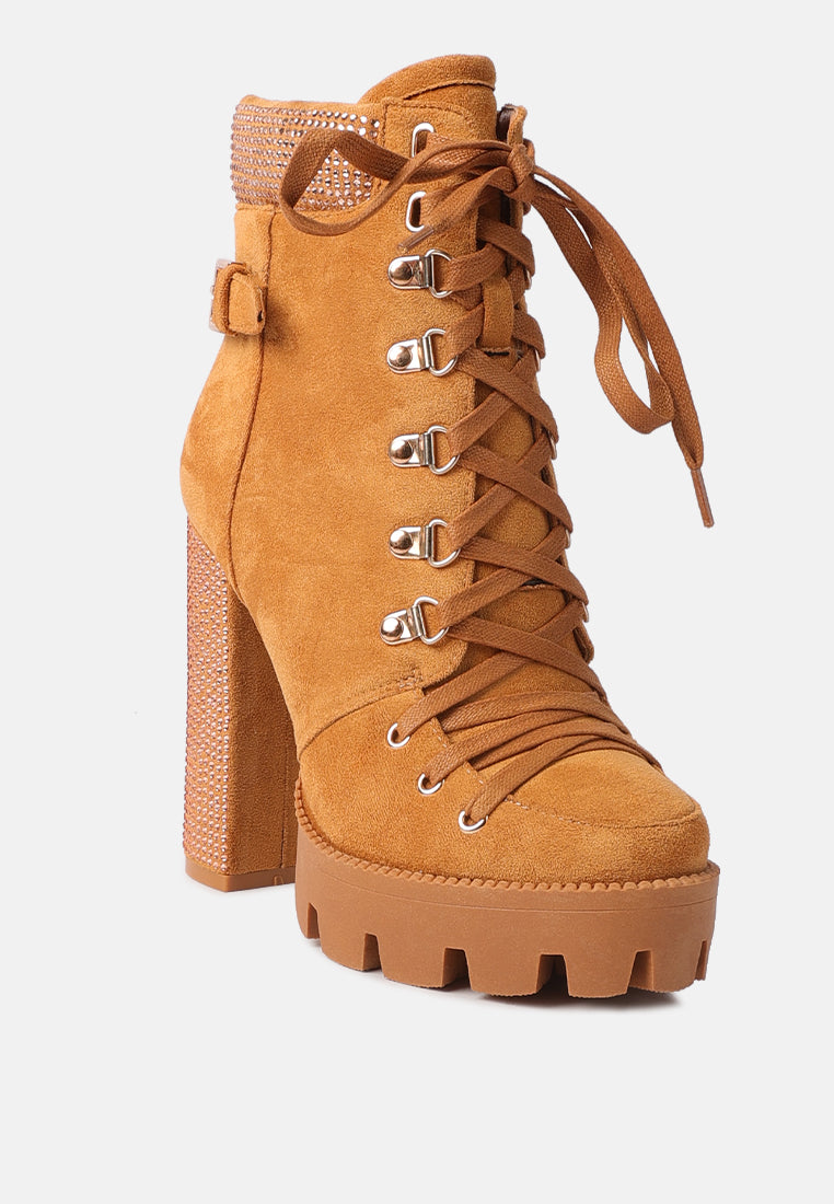Birch Block Heeled Ankle Boots - Tigbul's Variety Fashion Shop