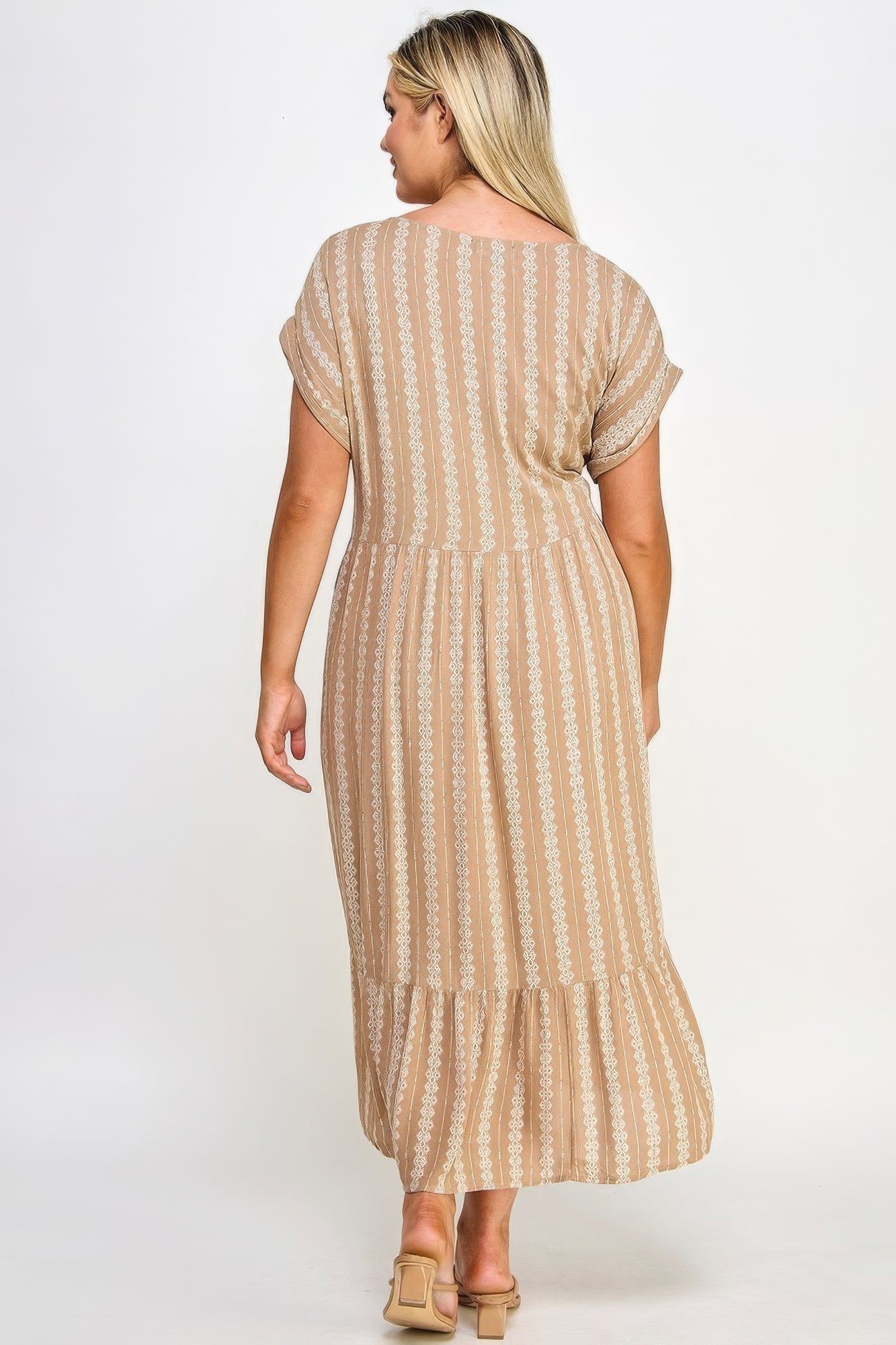 Boho Maxi Dress W/ Slip - Tigbul's Variety Fashion Shop
