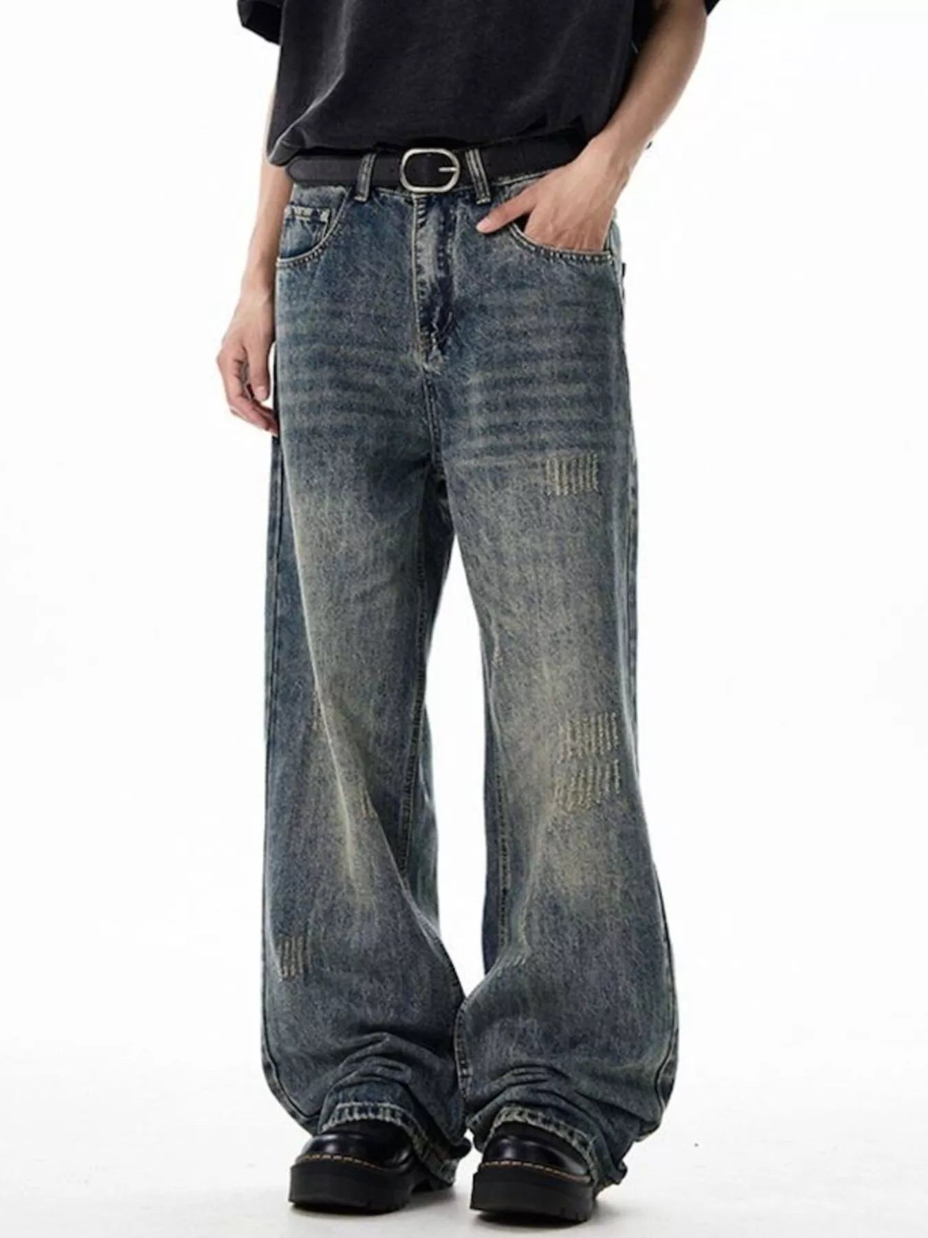Men's Wide Leg Jeans - Tigbul's Variety Fashion Shop