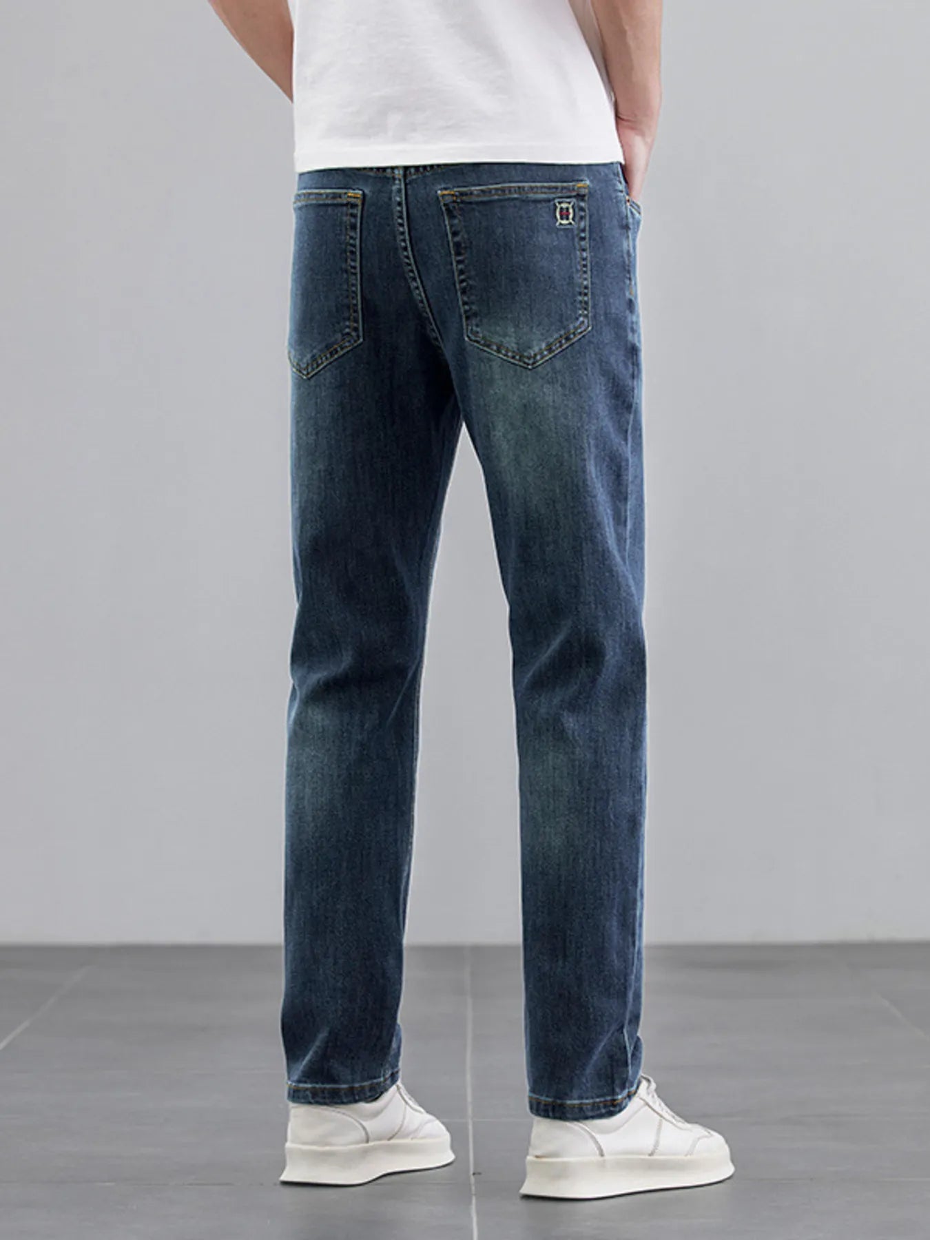 Men's Straight Leg Wash Jeans - Tigbul's Variety Fashion Shop