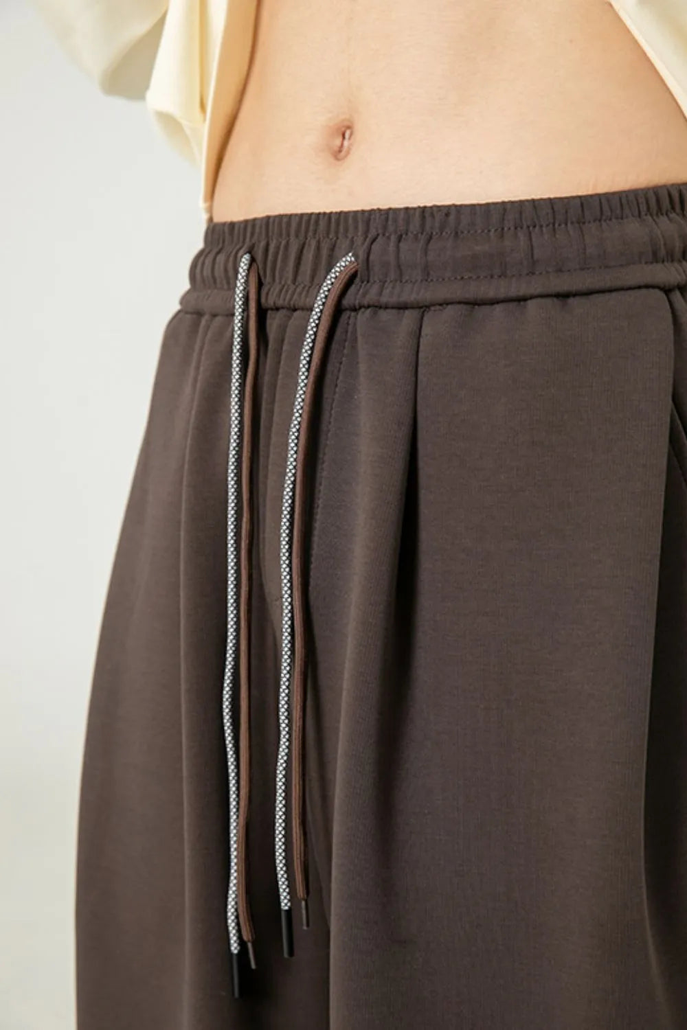 Men's Plus Size Drawstring Wide Leg Pants - Tigbul's Variety Fashion Shop