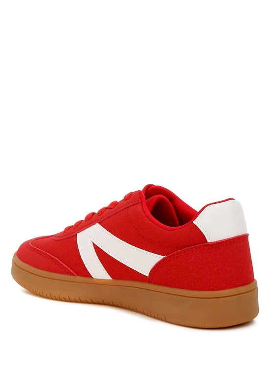 Zoomer Contrasting Patchwork Chunky Sneakers - Tigbul's Variety Fashion Shop