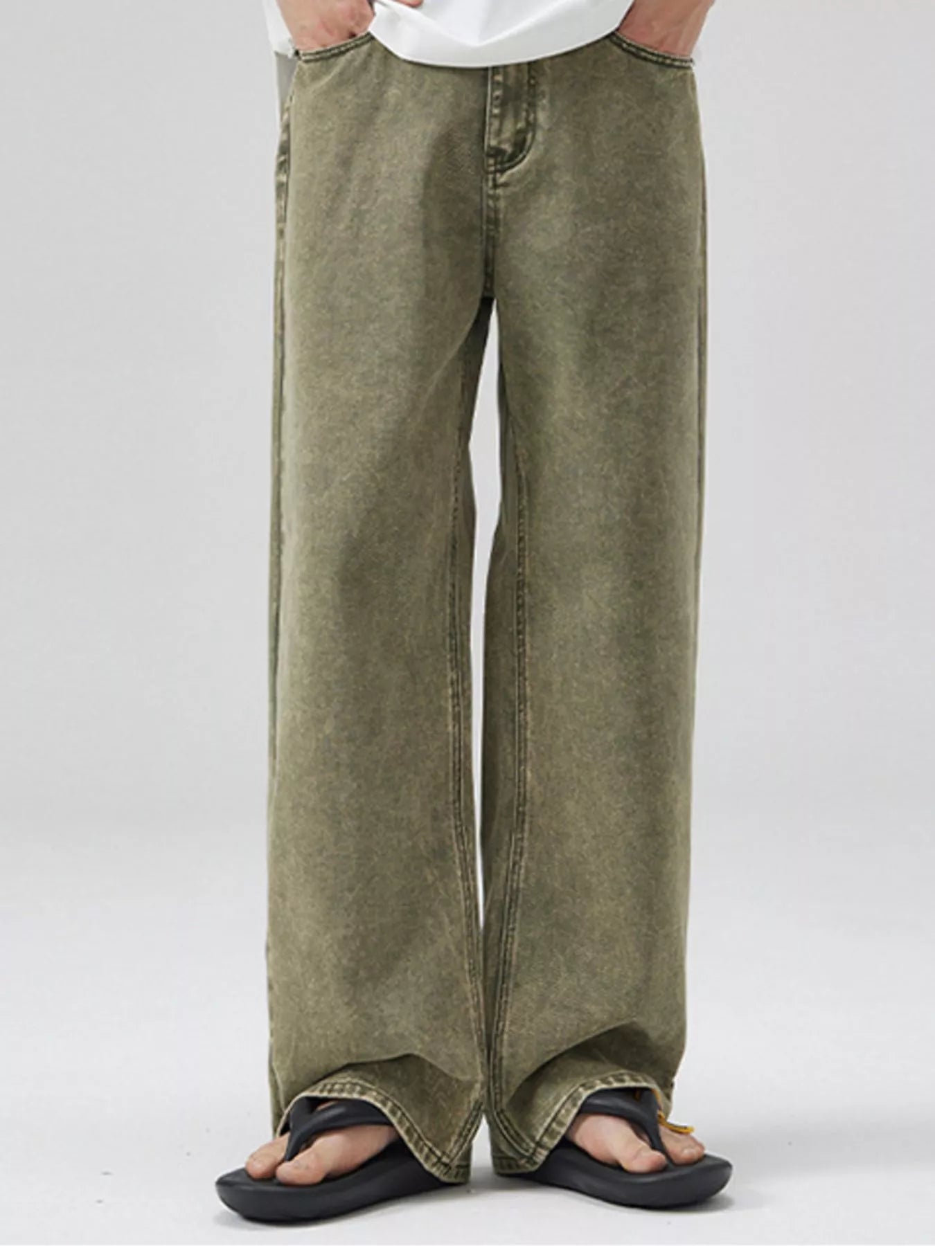 Men's Full Size Wide Leg Jeans Plus Size - Tigbul's Variety Fashion Shop