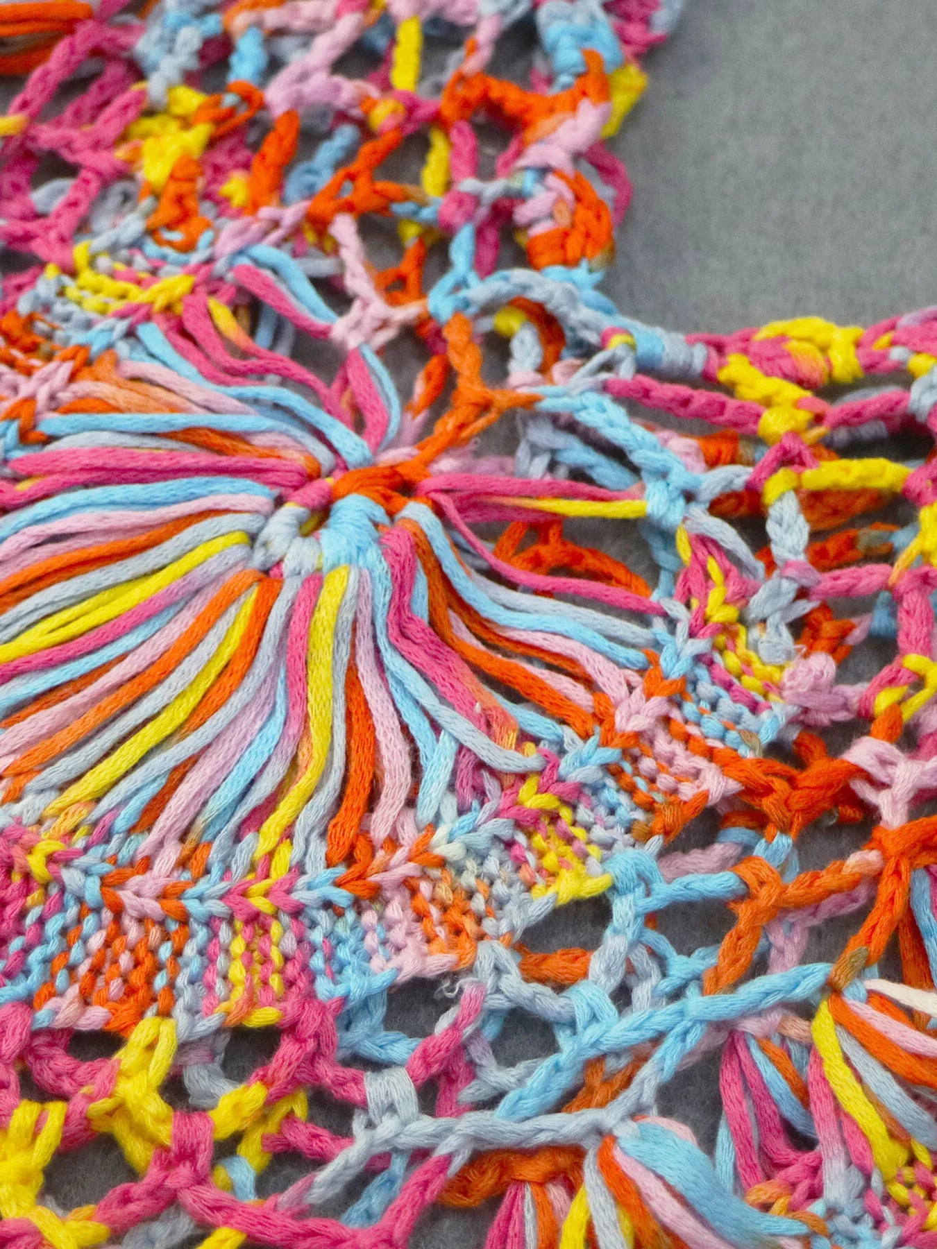 Crochet Fringe Beach Cover Up - Tigbul's Variety Fashion Shop