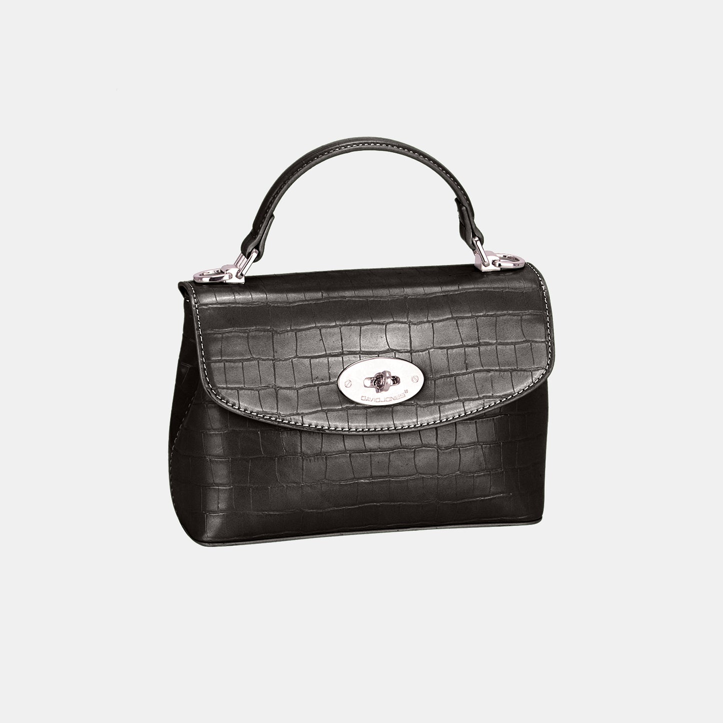 David Jones Texture PU Leather Handbag - Tigbul's Variety Fashion Shop