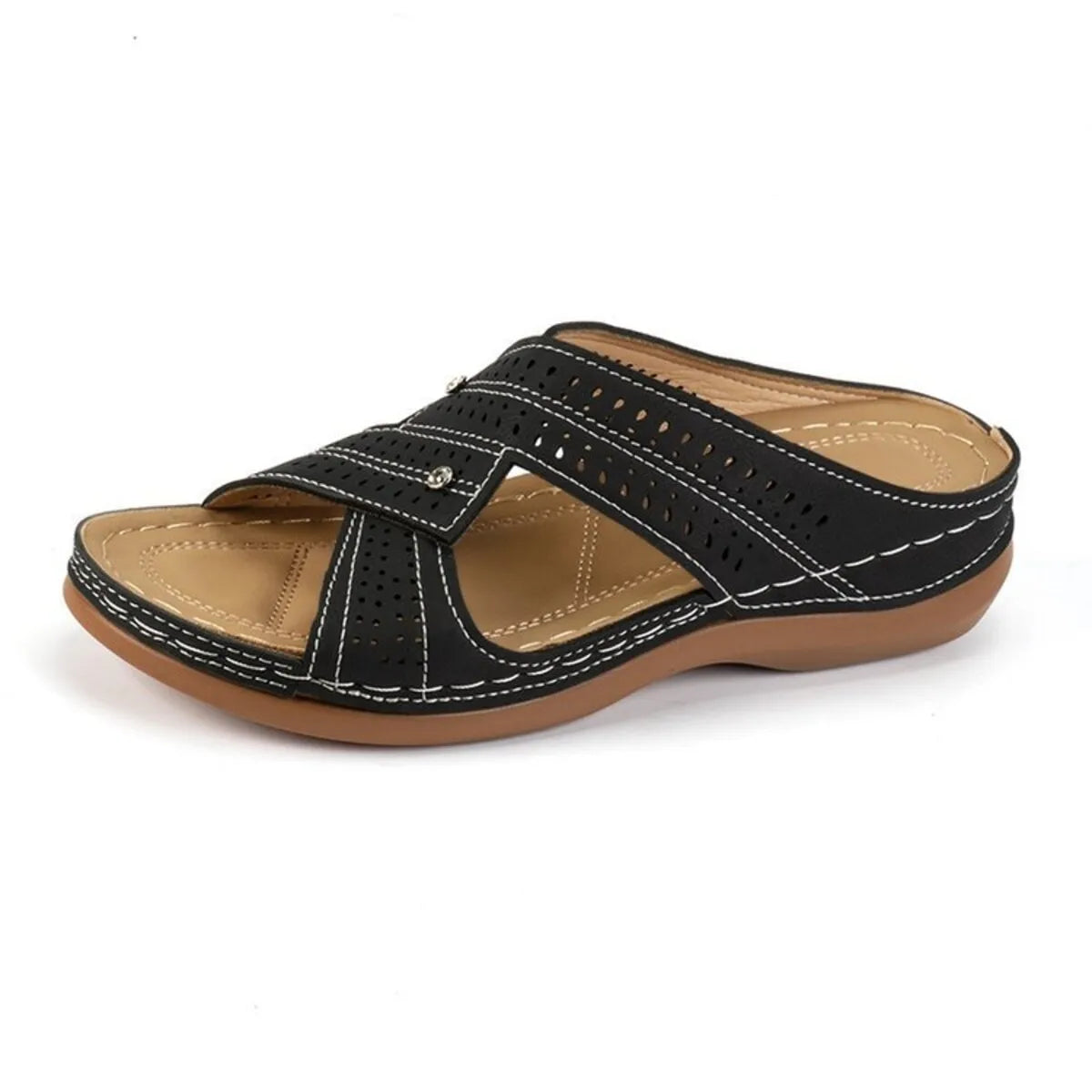 Open Toe Wedge Sandals - Tigbul's Variety Fashion Shop