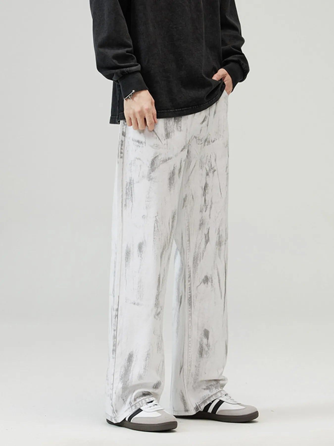 Men's Full Size Wide Leg Jeans Plus Size - Tigbul's Variety Fashion Shop