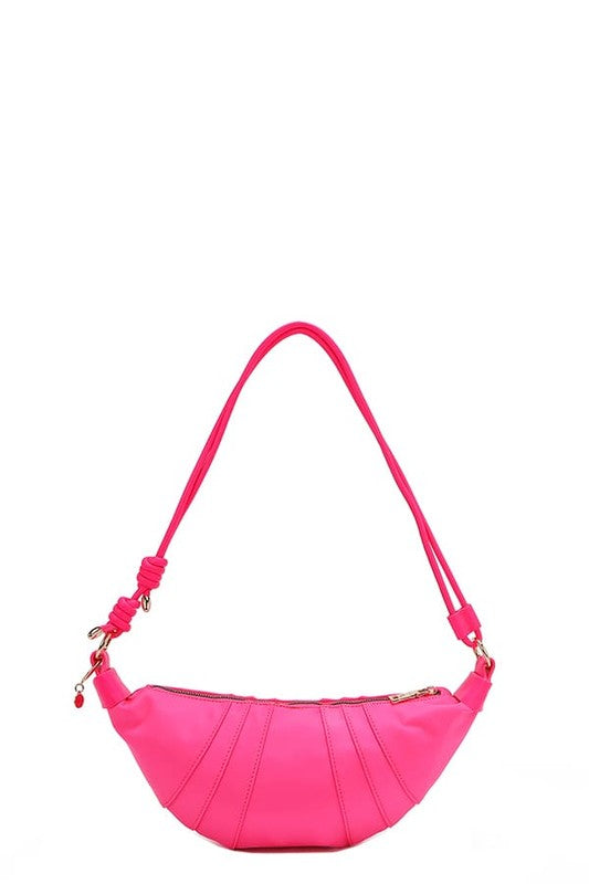 Nicole Lee USA Color Patch Croissant Bag - Tigbul's Variety Fashion Shop