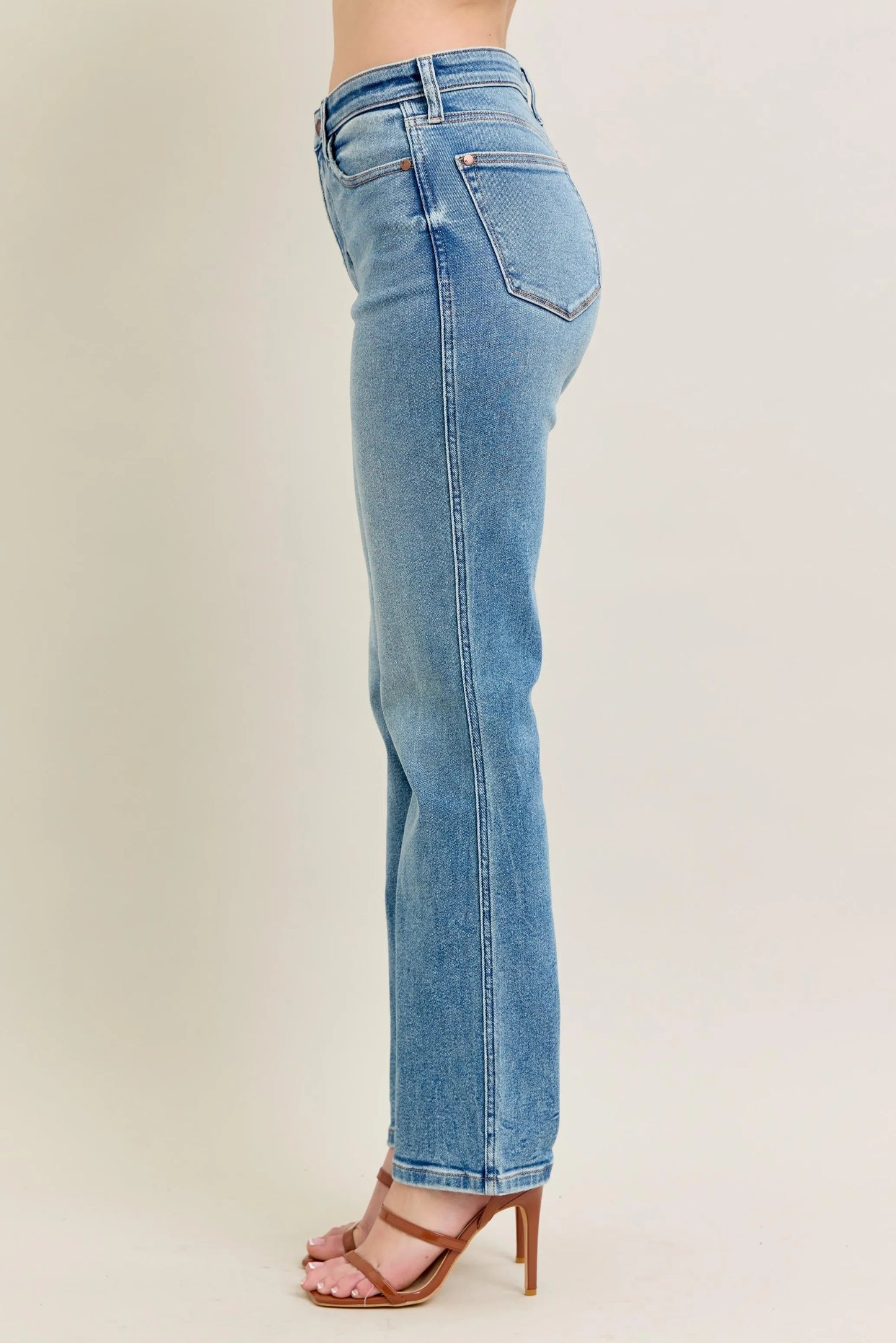 Judy Blue Vintage Straight Jeans Small - 24W - Tigbul's Variety Fashion Shop