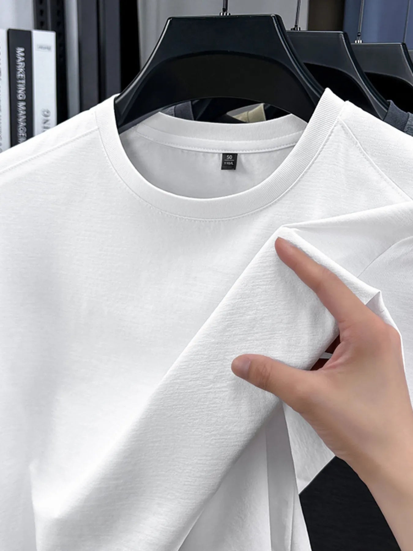 Men's Plus Size Round Neck Short Sleeve T-Shirt - Tigbul's Variety Fashion Shop
