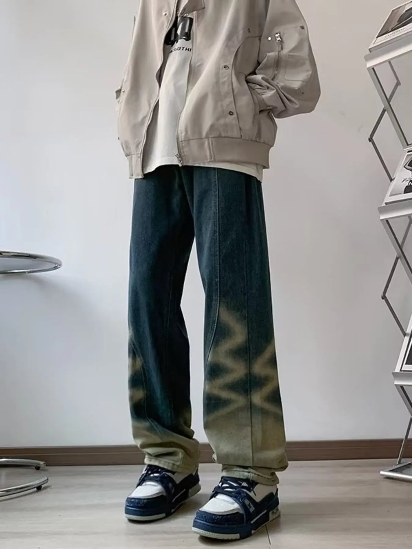 Men's Full Size Wide Leg Jeans Plus Size - Tigbul's Variety Fashion Shop