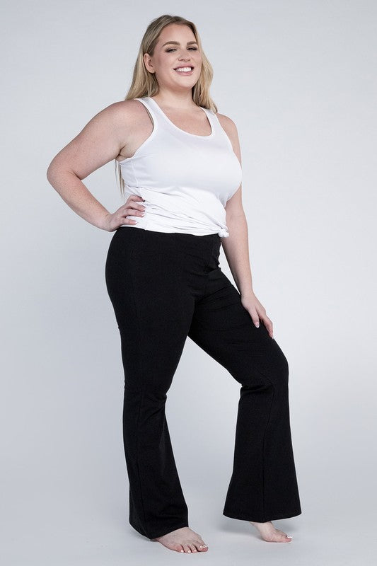Plus Everyday Flare Bottoms - Tigbul's Variety Fashion Shop