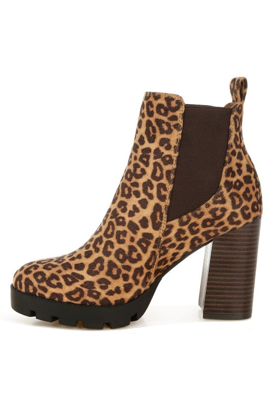SONIA BLOCK HEELED BOOTS - Tigbul's Variety Fashion Shop