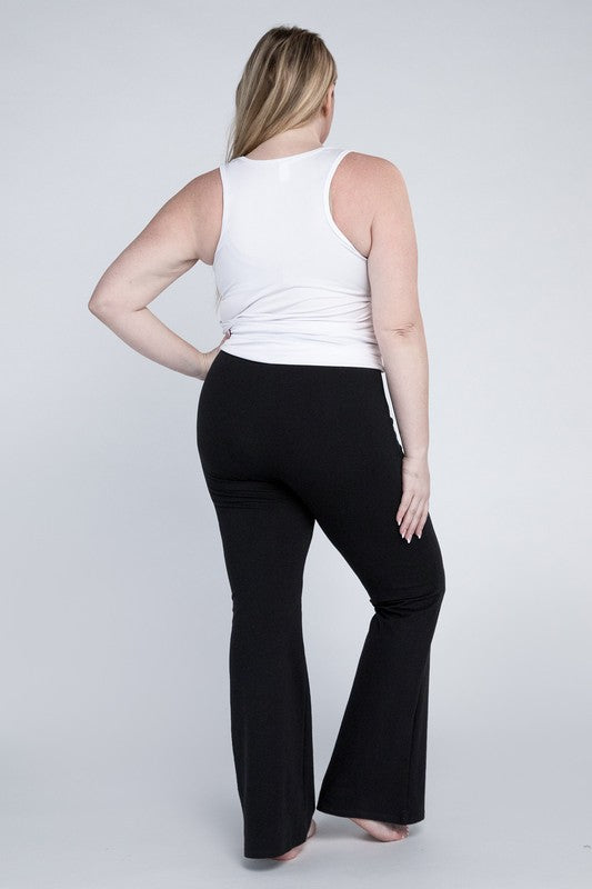 Plus Everyday Flare Bottoms - Tigbul's Variety Fashion Shop