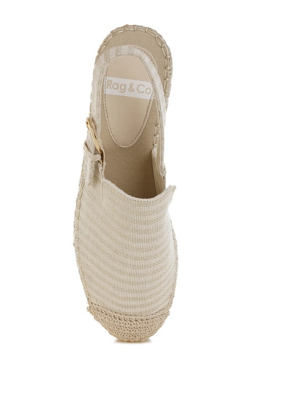 Zalli Canvas Espadrilles Sandals - Tigbul's Variety Fashion Shop