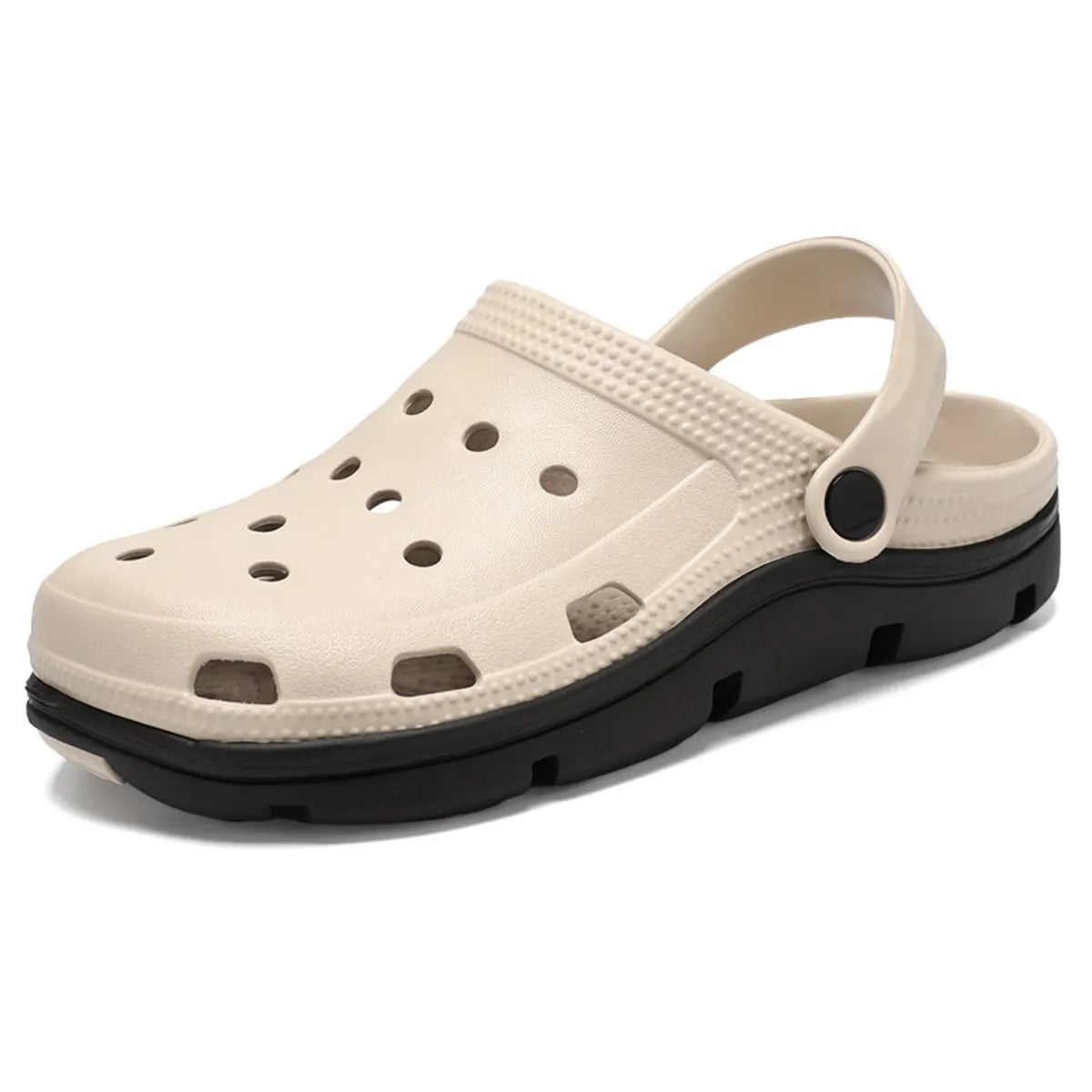 Men's Contrast Platform Breathable Sandals - Tigbul's Variety Fashion Shop