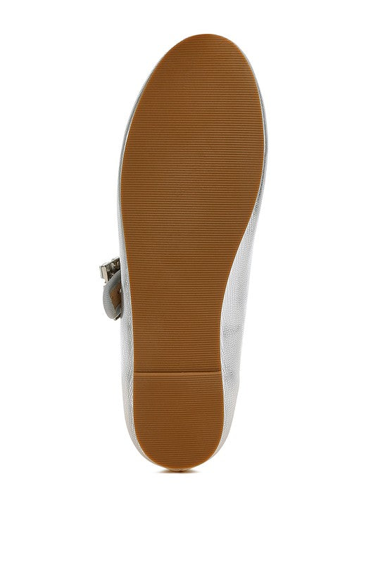 Upstage Brooch Mary Jane Sandals - Tigbul's Variety Fashion Shop