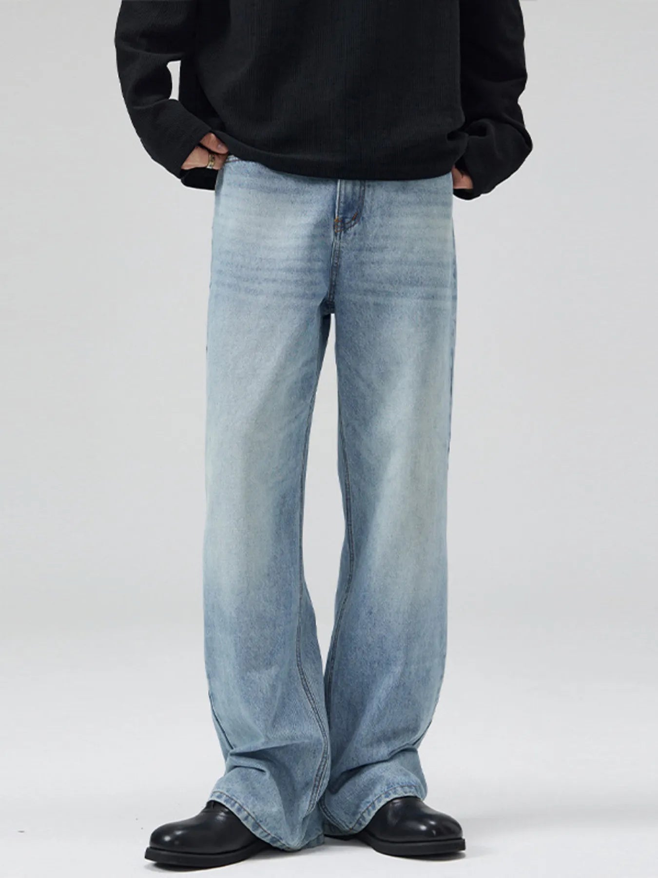 Men's Full Size Wide Leg Jeans Plus Size - Tigbul's Variety Fashion Shop