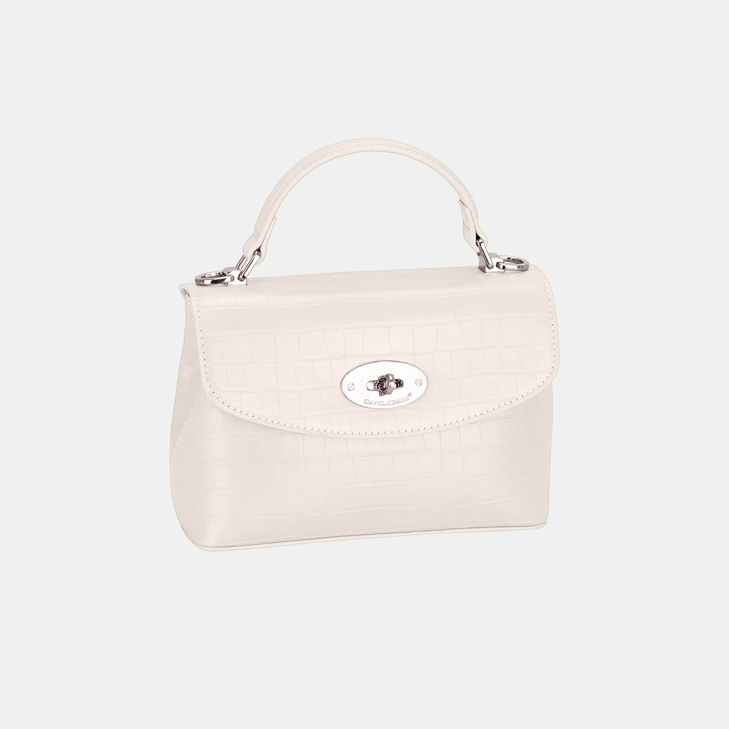 David Jones Texture PU Leather Handbag - Tigbul's Variety Fashion Shop