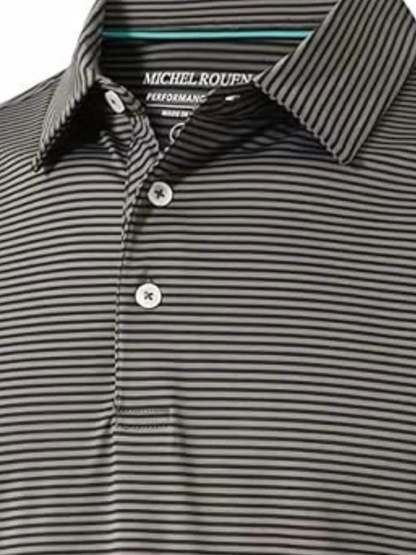Men's Full Size Striped Short Sleeve Polo Plus Size - Tigbul's Variety Fashion Shop