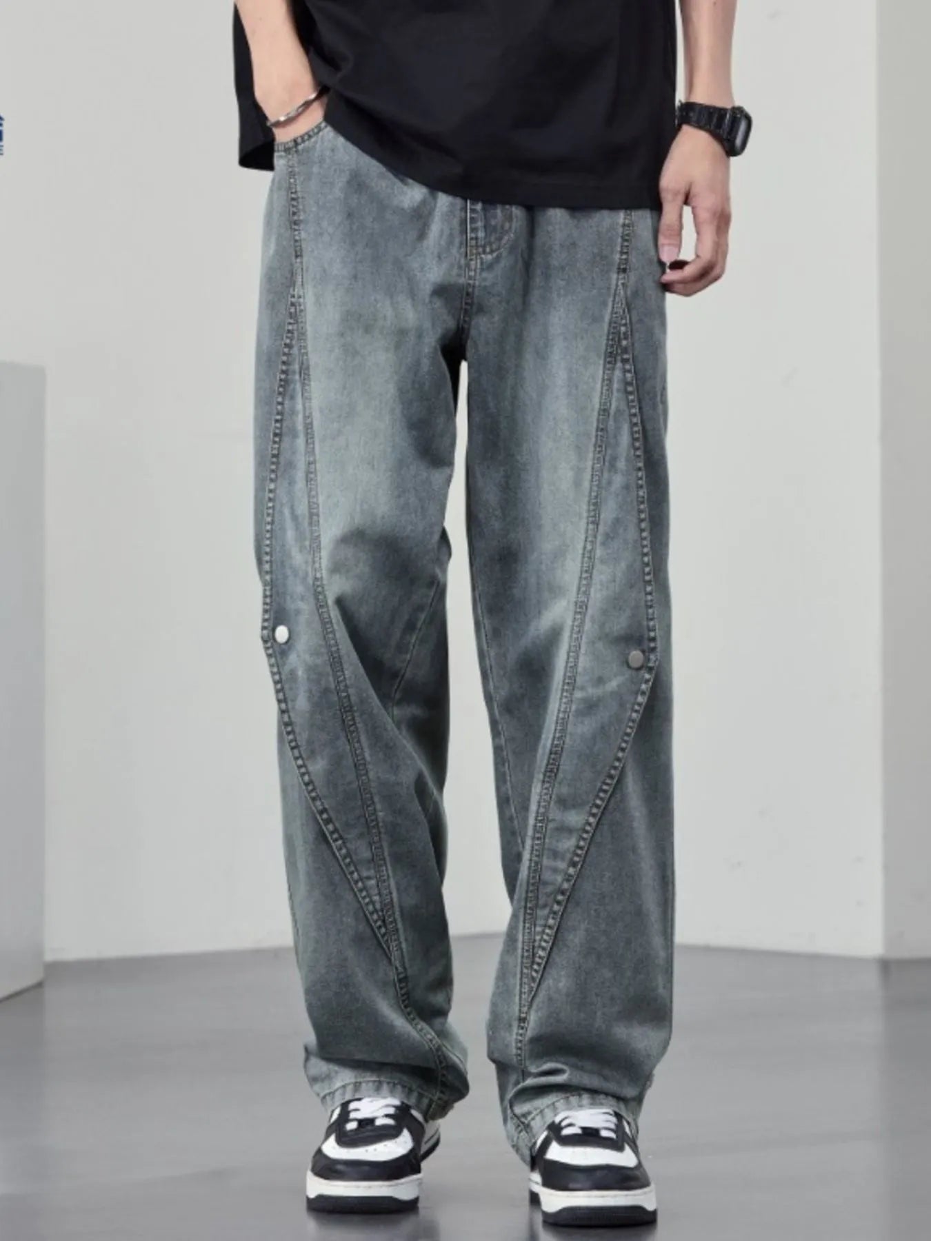Men's Plus Size Wide Leg Jeans - Tigbul's Variety Fashion Shop