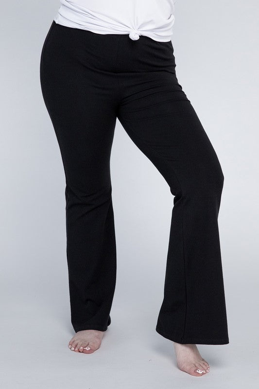 Plus Everyday Flare Bottoms - Tigbul's Variety Fashion Shop