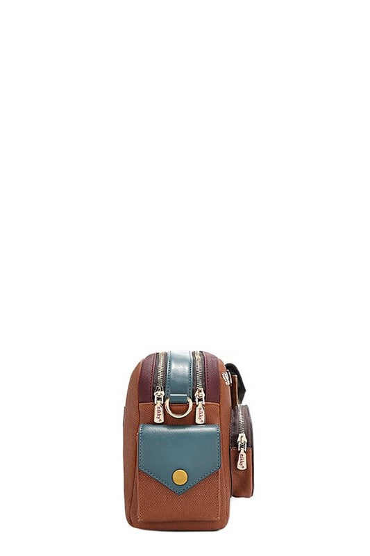 Nicole Lee USA Multi Pocket Messenger Bag - Tigbul's Variety Fashion Shop