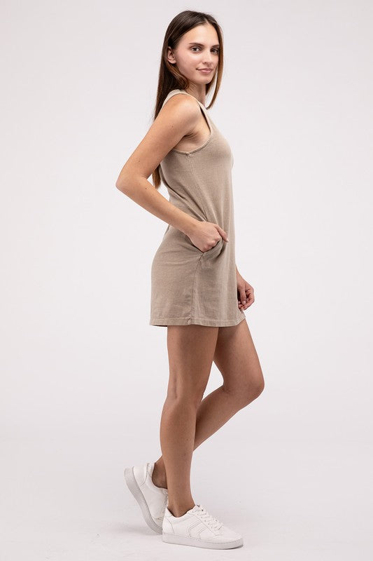 Sleeveless Mini Dress - Tigbul's Variety Fashion Shop