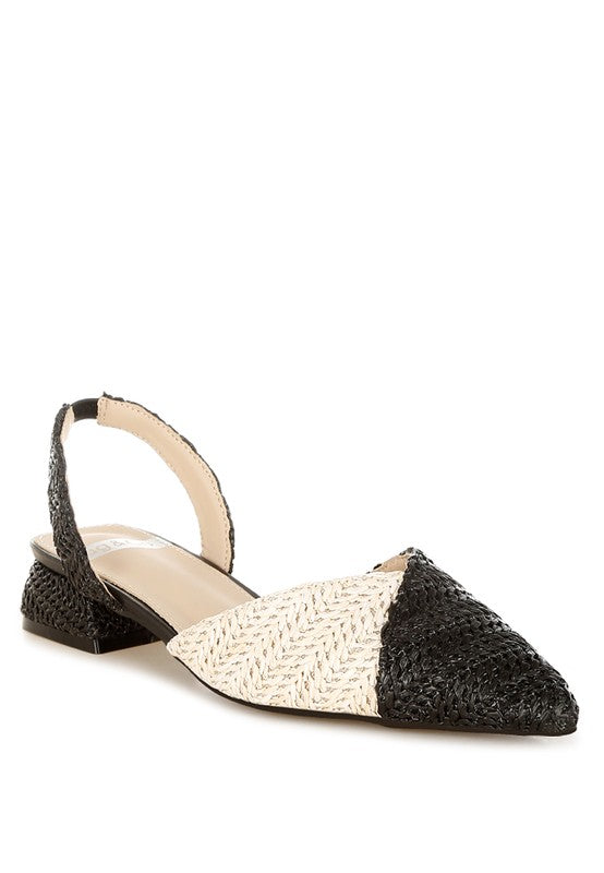 Kinjay Pointy Toe Slingback Sandals - Tigbul's Variety Fashion Shop