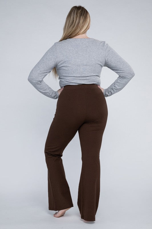 Plus Everyday Flare Bottoms - Tigbul's Variety Fashion Shop