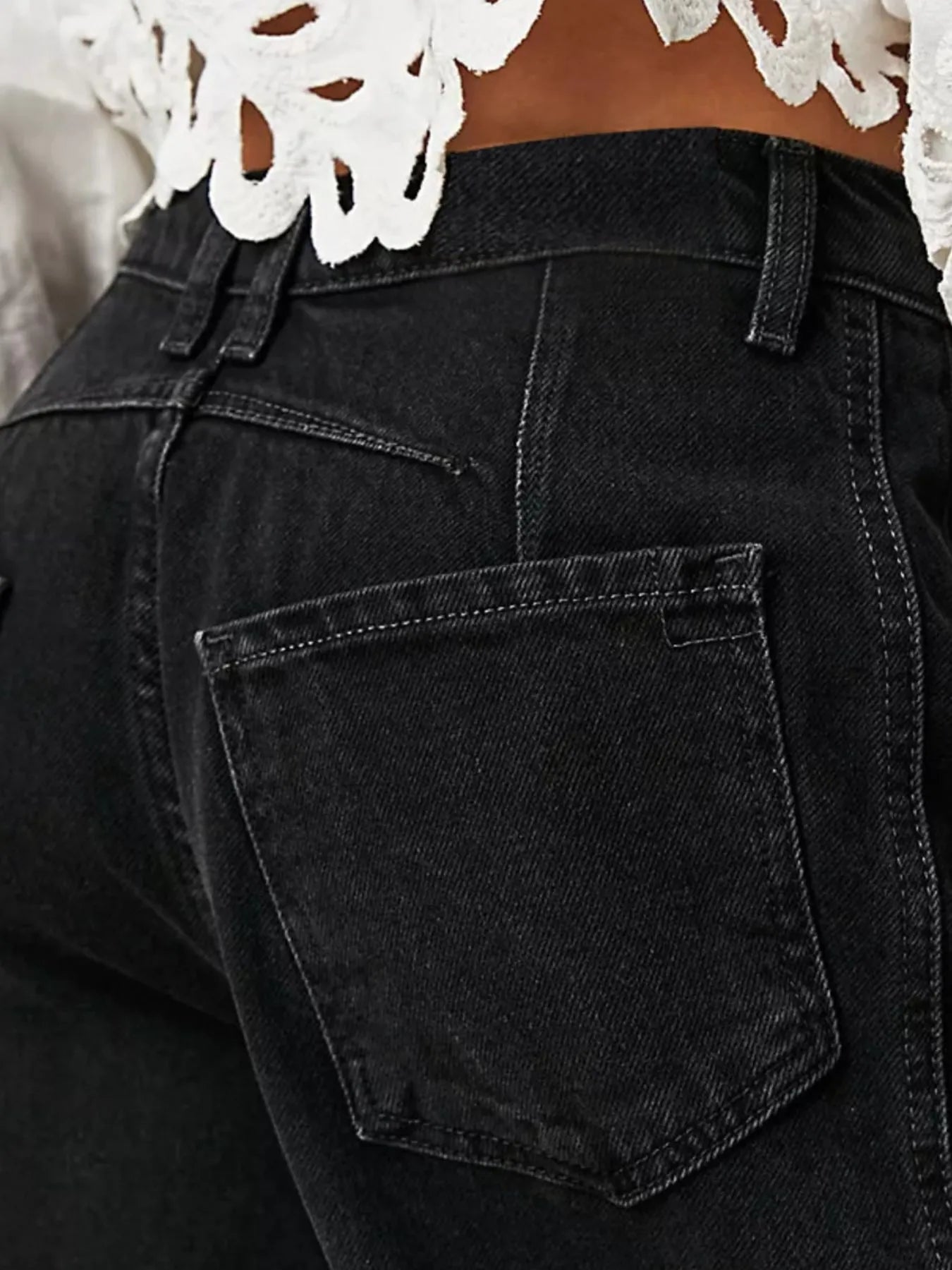 Wide Leg Relaxed Fit Jeans - Tigbul's Variety Fashion Shop