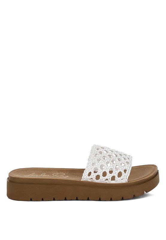 Sayura Woven Slip-On Flatforms - Tigbul's Variety Fashion Shop