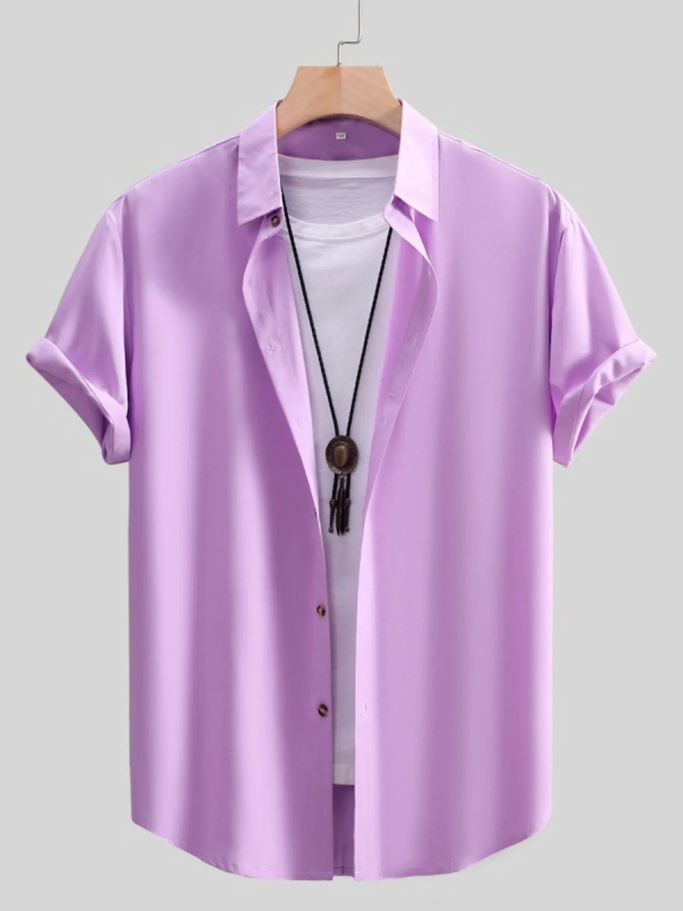 Men's Button Up Short Sleeve Shirt - Tigbul's Variety Fashion Shop