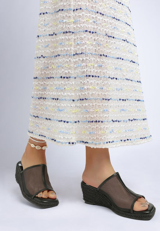 Seraphine Breathable Mesh Slip-On Wedges - Tigbul's Variety Fashion Shop