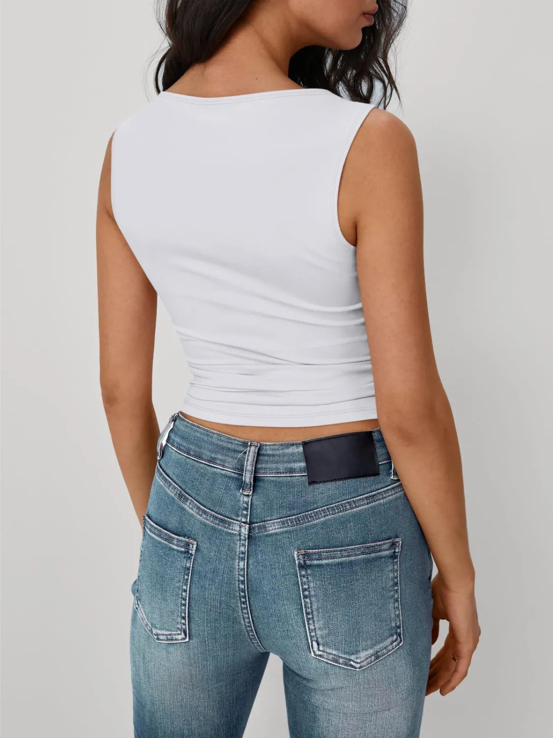2 Piece Round Neck Tank - Tigbul's Variety Fashion Shop