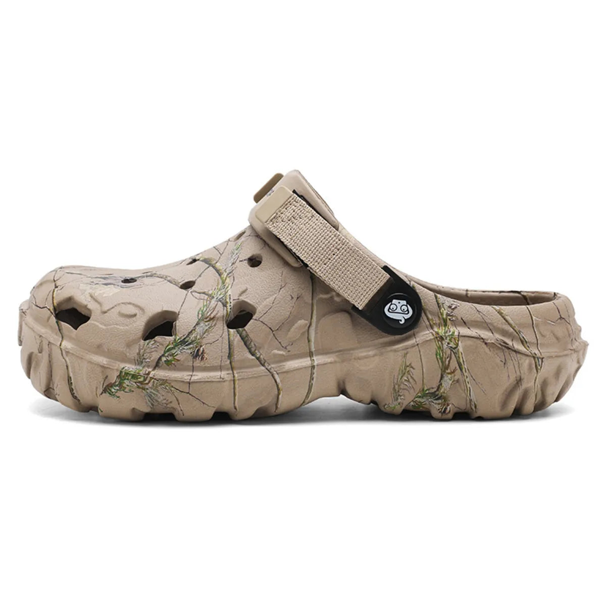 Men's Printed Round Toe Sandals - Tigbul's Variety Fashion Shop